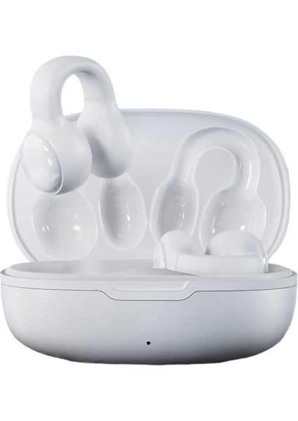 Kablosuz Klipsli Kemik Iletimli Bluetooth Kulaklık Gürültü Önleyici Kulak Içi Olmayan Spor Kulaklıklar (Yurt Dışından)