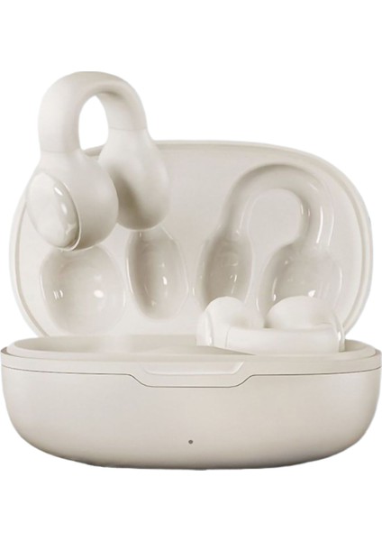 Kablosuz Klipsli Kemik Iletimli Bluetooth Kulaklık Gürültü Önleyici Kulak Içi Olmayan Spor Kulaklıklar (Yurt Dışından)