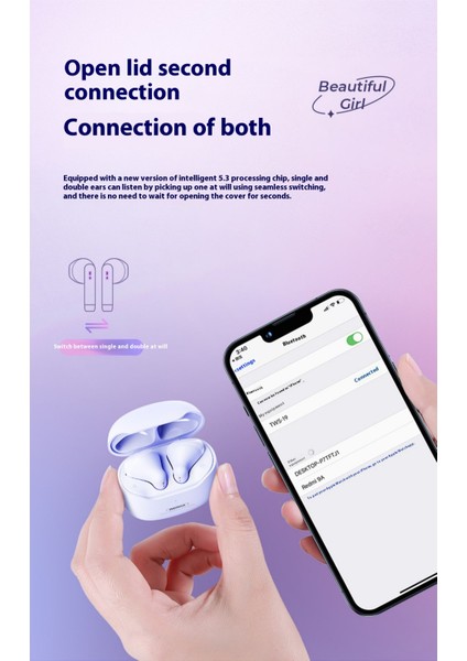 Gürültü Önleyici Bluetooth Kulaklık Yüksek Ses Kalitesi Stereo Müzik Kablosuz Kulaklık (Yurt Dışından) fiyatları
