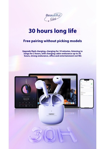 Gürültü Önleyici Bluetooth Kulaklık Yüksek Ses Kalitesi Stereo Müzik Kablosuz Kulaklık (Yurt Dışından) modelleri