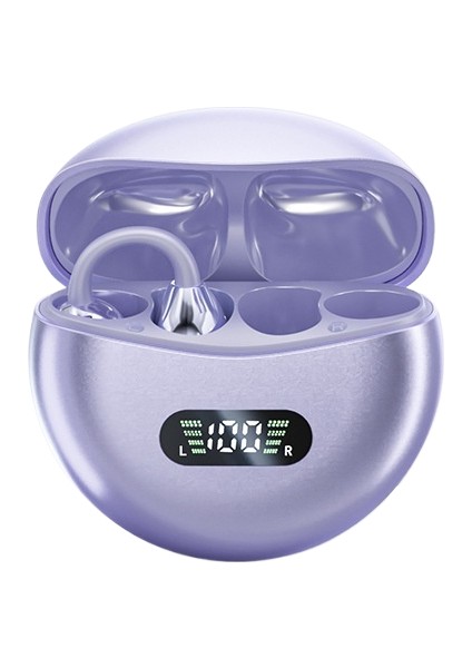 Kablosuz Kulak Üstü Bluetooth Kulaklık Açık Hava Kemik Iletimli Spor Kulaklık (Yurt Dışından)