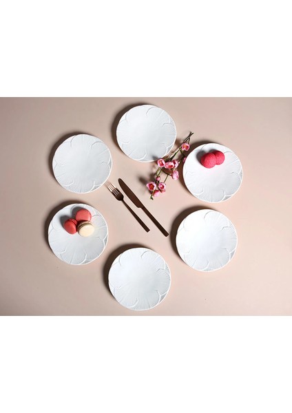 Varia Alumilite 6lı Pasta Tabak Seti Çap 17 Cm