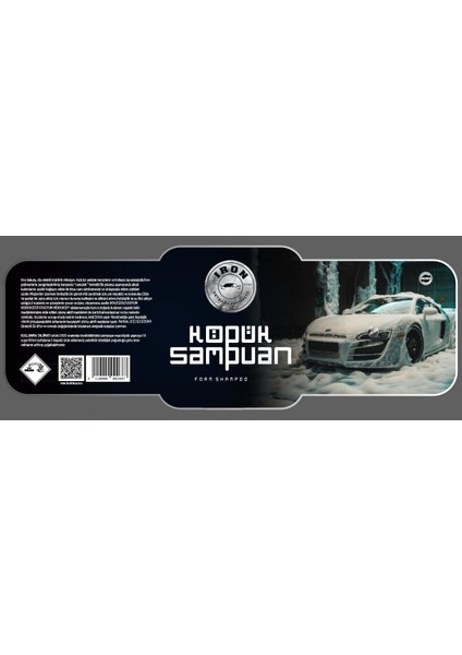 Iron Dull Foam – Yoğun Cila Etkili Köpük Şampuanı | 1000 ml | 1:50 Konsantre
