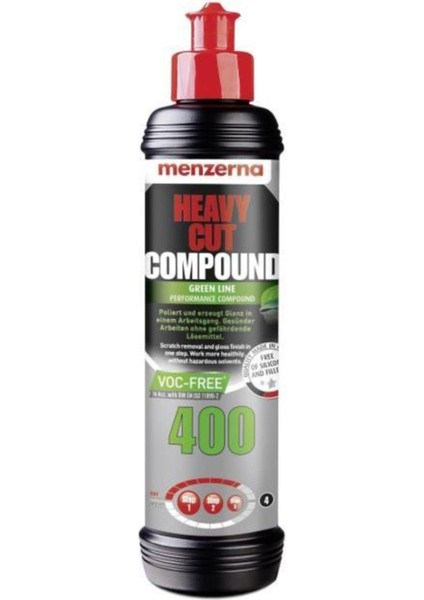 Heavy Cut Compound 400 Green Line 250ML - Ağır Çizik Giderici Pasta & Cila