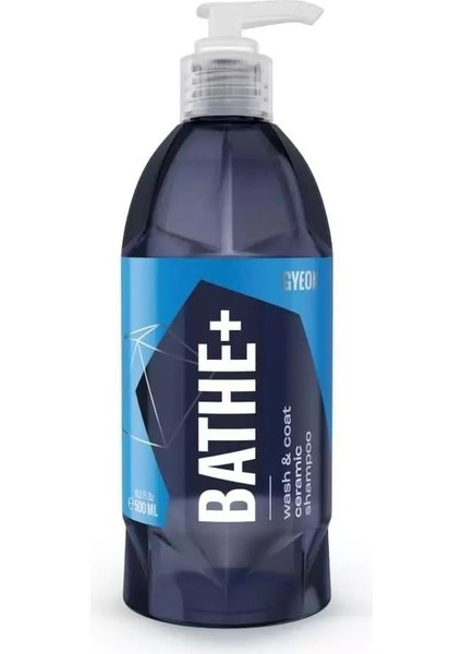 Gyeon Q²m Bathe+ Plus Seramik Bazlı Ph Nötr Cilalı Oto Şampuanı 500 ml -Su Itici Araç Yıkama Köpüğü