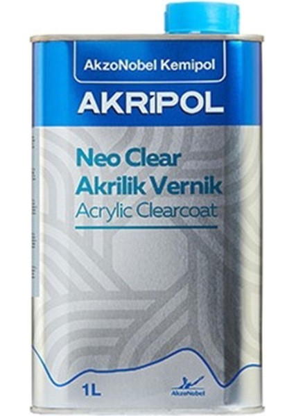 Neo Clear Parlak Akrilik Vernik - Yüksek Fiziksel ve Kimyasal Direnç