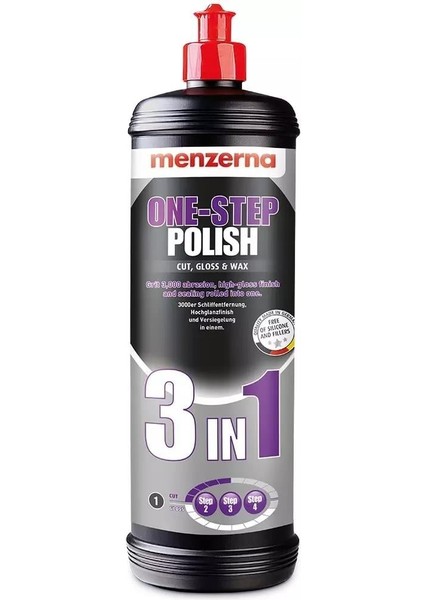 One-Step Polish 3in1 Tek Adım Pasta Cila Koruma - 1 Lt