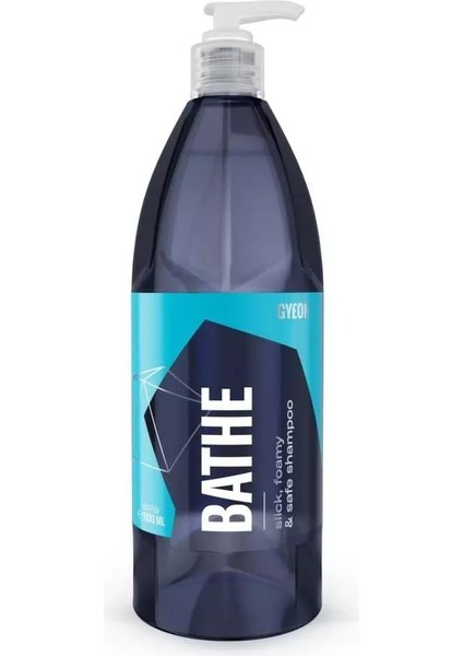 Gyeon Q²m Bathe Ph Nötr Cilalı Oto Şampuanı - 1000 ml -Yüksek Konsantre Jel Araç Yıkama Köpüğü
