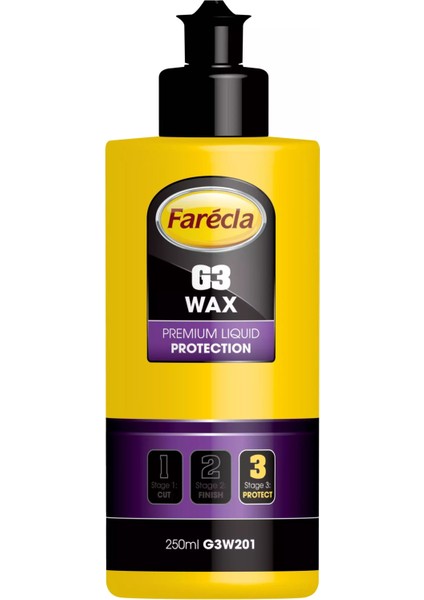 G3 Pasta 500ML + G3 Wax Cila 250ML (2 Adet Sünger - 1 Adet Ci̇la - 1 Adet Pasta)