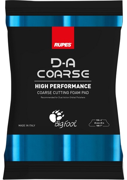 Da Coarse 130/150 mm Orbital Mavi Sert Pasta Süngeri