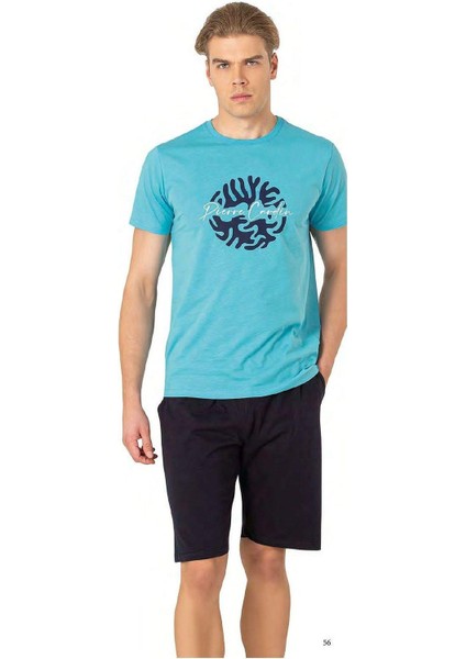 6074 Erkek Kısa Kollu Şortlu Pijama Takım fırsatları