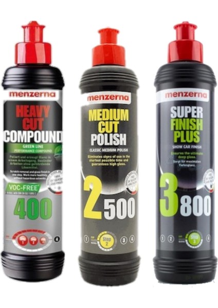 3 Lü Set 250ML 400 GREEN-2500-3800