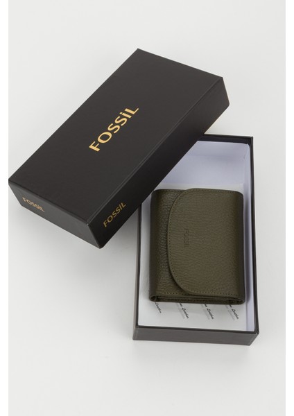 Kutulu Deri Gök Mavi Küçük Boy Çok Gözlü Kadın El Portföyü Kartlık Cüzdan