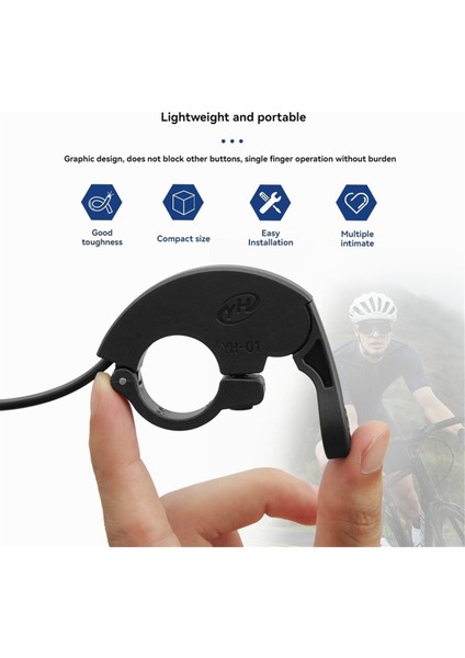 Elektrikli E-Bisiklet Yh-01 Başparmak Gaz Kelebeği Hız Kontrolü Hızlı Çıkarma Gaz Kelebeği Kolu Hızlandırıcı Elektrikli Bisiklet Parçası (Yurt Dışından) modelleri