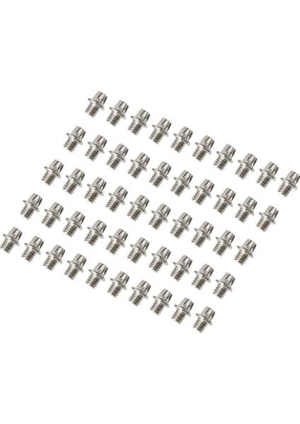 50 Adet Yol Mtb Katlanır Bisiklet Pedalı Kaymaz Tırnak Yedek Vidalar Pimleri Cıvata Bisiklet Altıgen M4 Pedalı Pin Vida Seti Yol (Yurt Dışından)