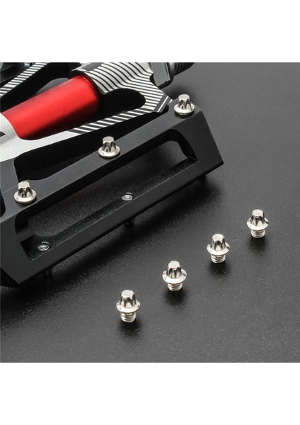 50 Adet Yol Mtb Katlanır Bisiklet Pedalı Kaymaz Tırnak Yedek Vidalar Pimleri Cıvata Bisiklet Altıgen M4 Pedalı Pin Vida Seti Yol (Yurt Dışından) modelleri