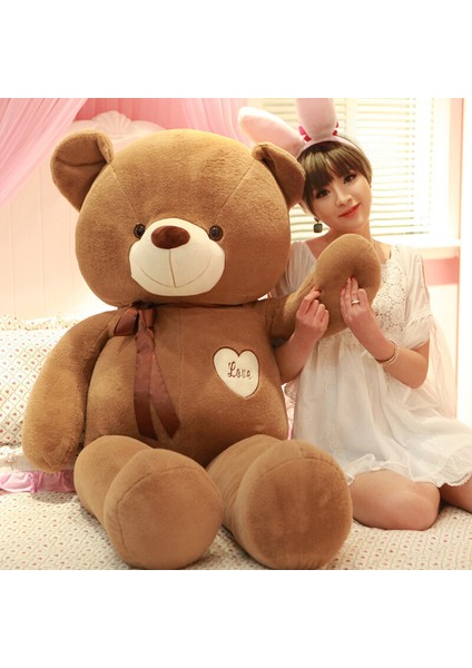 Büyük Kirpi Balığı Gökkuşağı Atı Küçük Panda Mikrofon Bebek Peluş Oyuncaklar 90-100CM (Yurt Dışından)