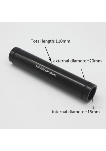 Mtb Bisiklet Namlu Şaftı Dağ Bisikleti 20MM Thru Akslardan 15MM Thru Aks Adaptörü 110MM Çatal Alüminyum Alaşımlı Bisiklet (Yurt Dışından)