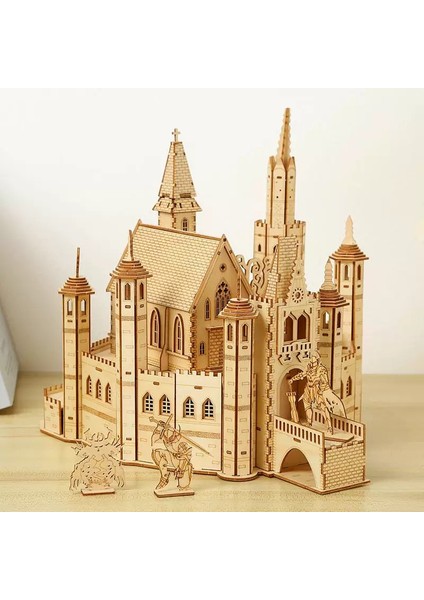 Yeni 3D Üç Boyutlu Puzzle Yaratıcı Montaj Ahşap Oyuncaklar Eğitici Montaj Oyuncaklar (Yurt Dışından)