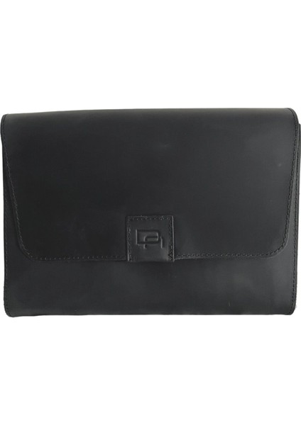 Unisex Siyah Hakiki Deri Postacı Çantası, Şık ve Dayanıklı Tasarım fırsatları