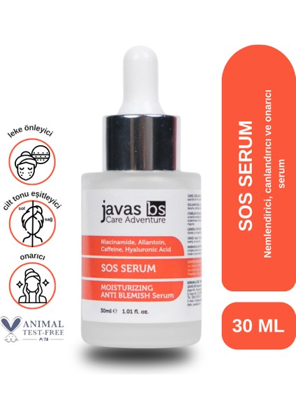 Cilt Serumu Hyaluronic Acid & Peptide Sos Serum