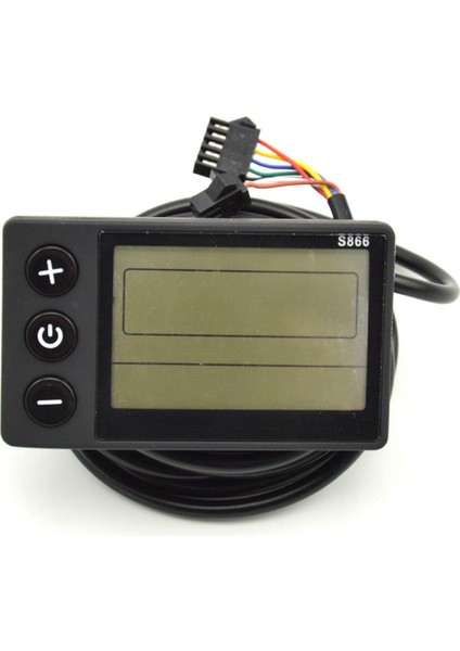 S866 Elektrikli Bisiklet Ekran LCD Metre Akıllı Kontrolör Için Ebike Paneli Sm Fiş Elektrikli Bisiklet, 24V-36V A (Yurt Dışından)