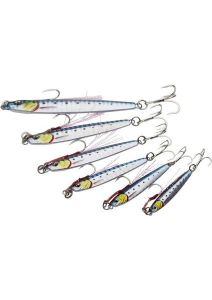 3D Jig Minnow 40 gr 9,3 cm Sahte Balık Bone White Glow