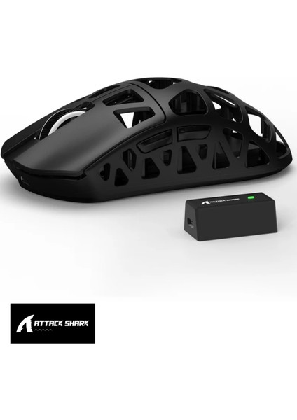 Attack Shark R3 Magnezyum Alaşımlı App Uygulamalı 8khz Ultra Hız Tepki 26.000DPI Gaming Oyuncu Mouse