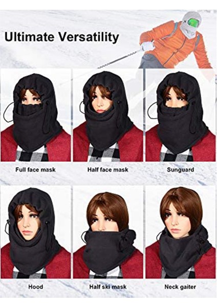 3 Adet Kayak Maskesi, Erkekler ve Kadınlar Için Sıcak Balaclava Yüz Maskesi-Kayak, Snowboard, Motosiklet (Yurt Dışından) indirimleri