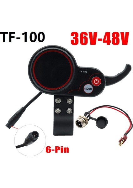 TF-100 Ekran Gösterge Paneli + T Tipi Kablo Scooter 6pin Kaykay Hız Göstergesi Kugoo M4 Elektrikli Scooter Parçaları Için (Yurt Dışından) fırsatları