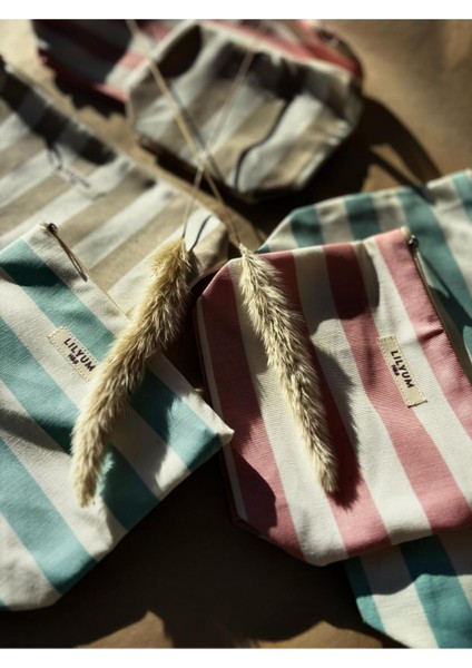 İki Parçalı Çok Amaçlı Bej Tekstil Çanta Seti, Şık ve Kullanışlı Tasarım indirimleri