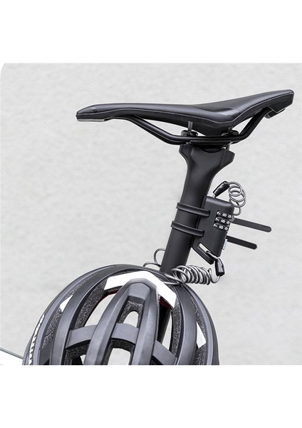 Rockbros Mini Kask Kilidi Zinciri Taşınabilir Motosiklet Hırsızlık Önleyici Kablo Kilidi Hırsızlık Önleyici Şifre Moto Bisiklet Kilitleri (Yurt Dışından)