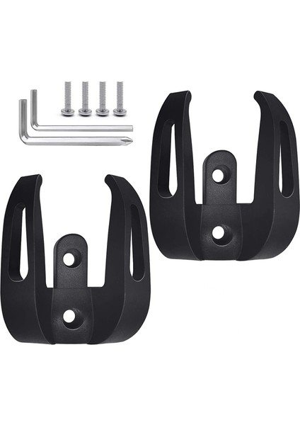 2 Adet Ön Kanca, Elektrikli Scooter, Çift Kancalı Tasarım, Çok Işlevli Kancalar, Xiaomi M365 / M365 Pro Için (Yurt Dışından)
