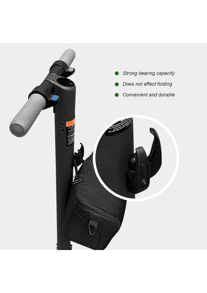 2 Adet Ön Kanca, Elektrikli Scooter, Çift Kancalı Tasarım, Çok Işlevli Kancalar, Xiaomi M365 / M365 Pro Için (Yurt Dışından) modelleri