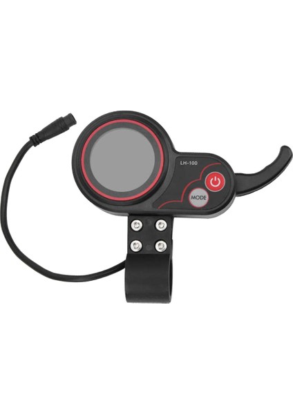 LH100 Dashboard 60V Elektrikli Scooter LCD Ekran Gaz Ölçer 6pın Elektrikli Scooter/ebike LCD Ekran Hız Göstergesi (Yurt Dışından)