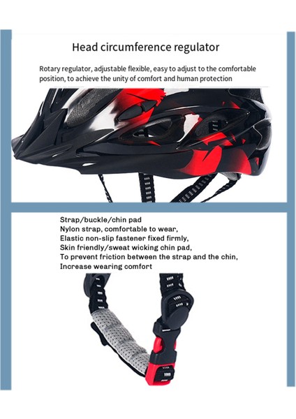 Yetişkin Bisiklet Kaskı, Hafif Mikro Kabuk, Erkekler ve Kadınlar, Uygunluk Ayarı Önerilen Uygunluk 57-63CM Bisiklet Bisiklet Kırmızı (Yurt Dışından) modelleri