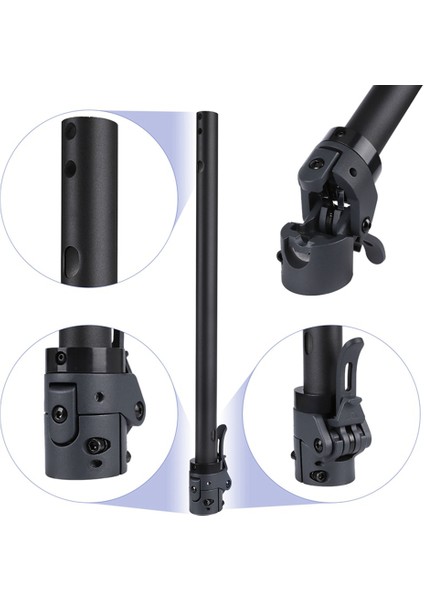66.5cm Katlanır Çubuk Tabanı Kilit Vidası M365 Katlanır Kutup Standı Çubuk Tabanı Yedek Parçaları (Yurt Dışından) fiyatları