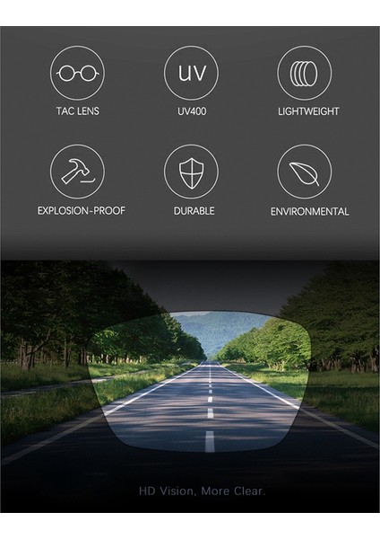 Kdeam Polarize Spor Güneş Gözlüğü Lenses Erkekler Kadınlar Bisiklet Koşu Sürüş Balıkçılık Gözlük Gece Renkli Ayna C2 (Yurt Dışından)