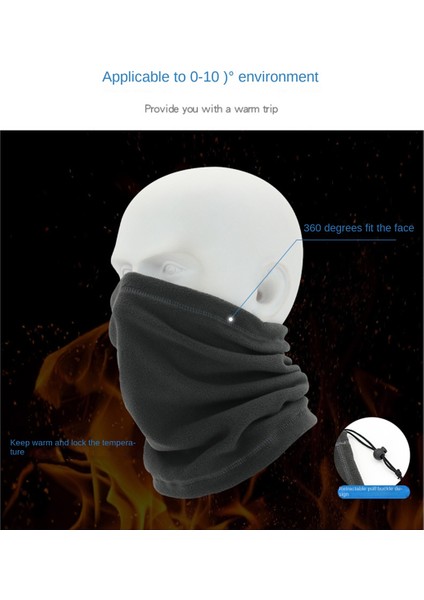 4 Parça Boyun Isıtıcı Kulak Isıtıcı Polar Boyunluk Rüzgar Geçirmez Kayak Yürüyüş Bisiklet Isıtıcı Yetişkinler ve Çocuklar Için (Yurt Dışından) fırsatları