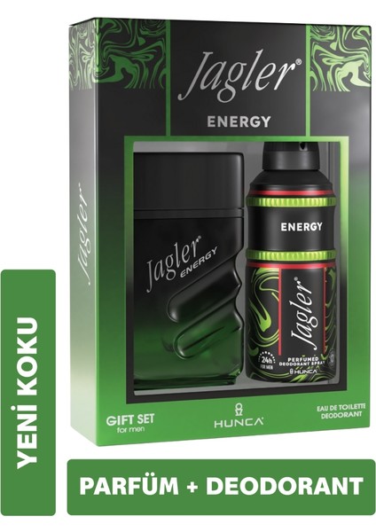 Energy Erkek Parfüm Seti (90 Ml Edt + 150 Ml Deodorant)