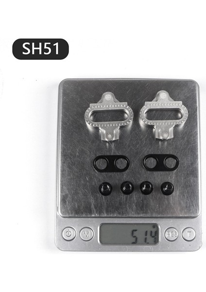 Shimano SH51 Spd Kilit Seti Için Dağ Bisikleti Kilitli Pedal Çoklu Kilit Bisiklet Ayakkabısı (Yurt Dışından)