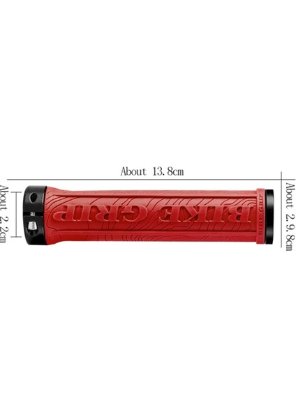 Rockbros Tpr Kauçuk Bisiklet Gidonu Tutacakları Mtb Yumuşak 3D Kaymaz Kilitli Gidon Bisiklet Aksesuarları (Kırmızı) (Yurt Dışından) fırsatları