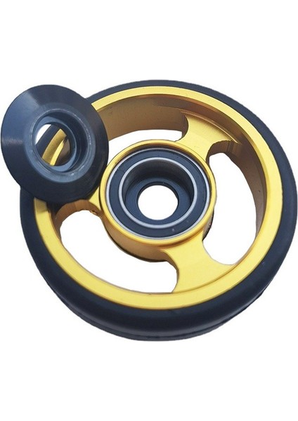 Poday Superlight Bisiklet Easywheel Alüminyum Alaşımlı Brompton Çamurluk Silindirleri Tekerlekler Kolay Kurulum Çift Tekerlekler Gümüş (Yurt Dışından)