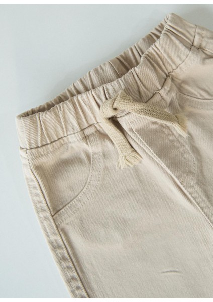 Organik Gabardin Bebek Pantolon Bej fiyatları