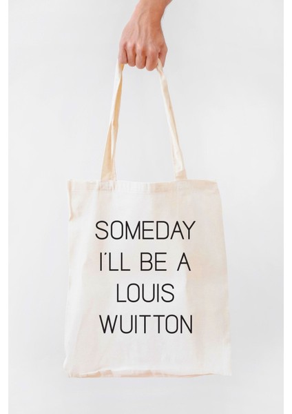 Bej Renkli Unisex Hafif Omuz Çantası, Şık ve Kullanışlı Tekstil Tasarımı