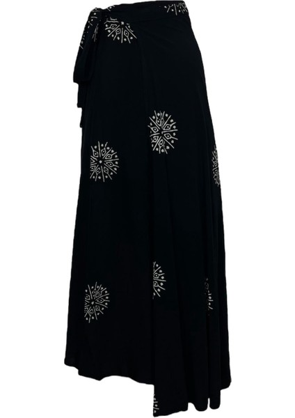 Bele Sarmalı Kalıp Baskılı Etek modelleri