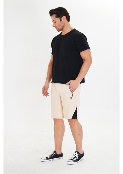 Erkek Polycotton Şort Ekru 6048-E