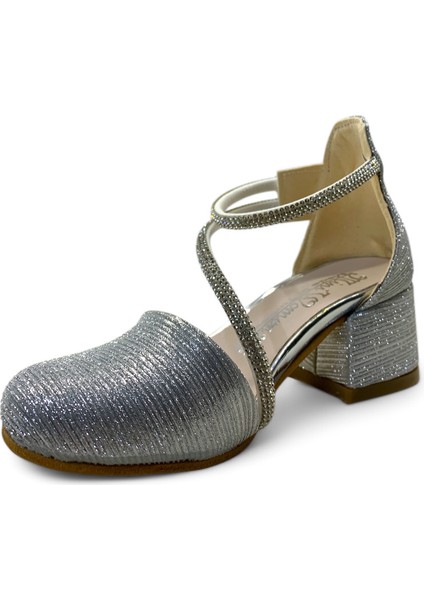 773 Kız Çocuk Okul Öncesi Topuklu Abiye Ayakkabı modelleri