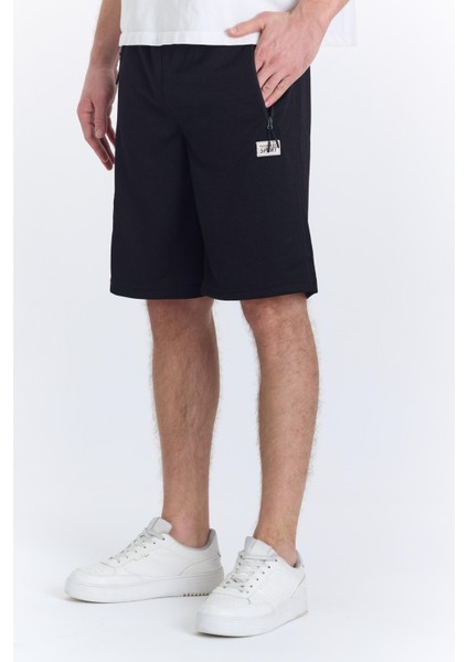 Erkek Polycotton Şort Siyah 6051-S