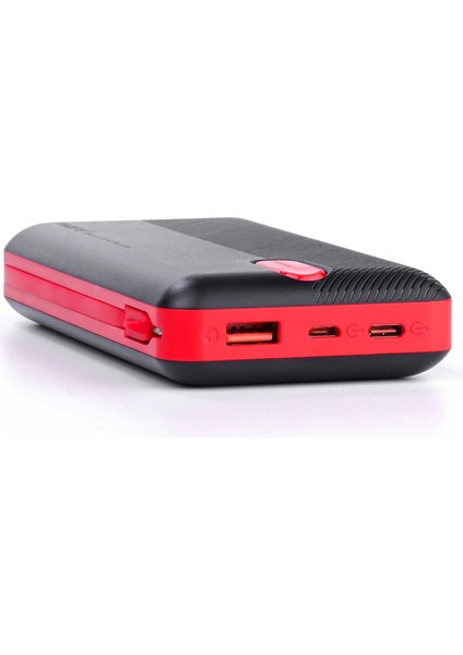 20.000MAH Kendinden Kablolu Hızlı Güvenli Şarj Taşınabilir Powerbank Apple iPhone,android Uyumlu SW-20PO3